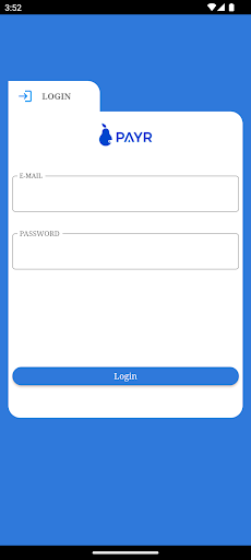 Android application PAYR BACK OFFICE screenshort