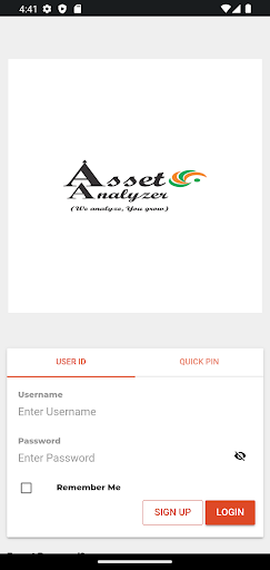 Asset Analyzer Screen 2