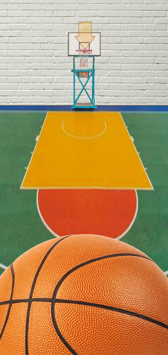 Android application basketball 3-point screenshort