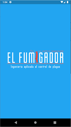 Android application Fumigador Técnico screenshort