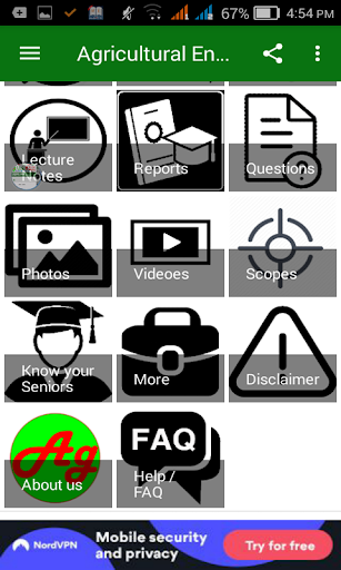 Android application Agricultural Engineering screenshort