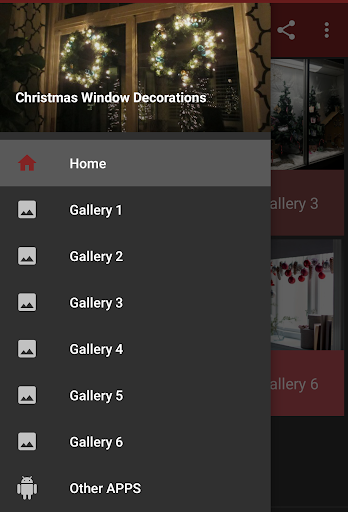 Android application Christmas Window screenshort