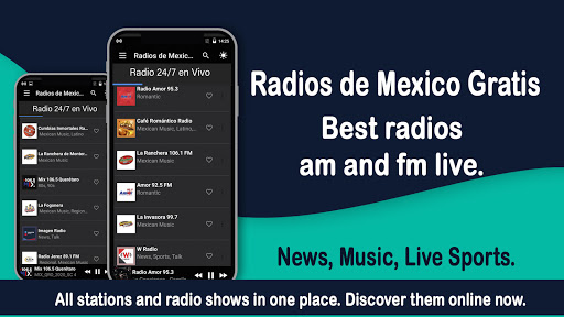 Radios de Mexico AM FM Screen 2