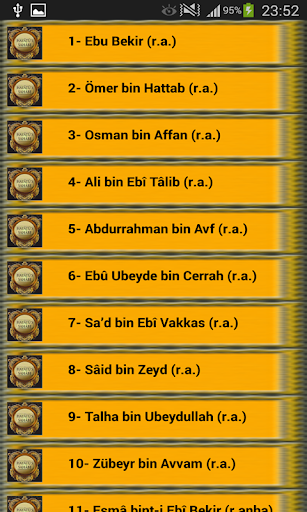 Sahabelerin (r.a.) Hayatları Screen 3