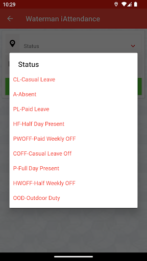 Waterman Attendance Screen 3