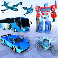 Robot Car Transform Games 3D