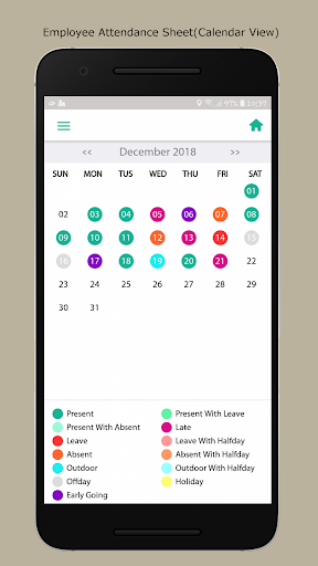 Android application Farvision Payroll screenshort