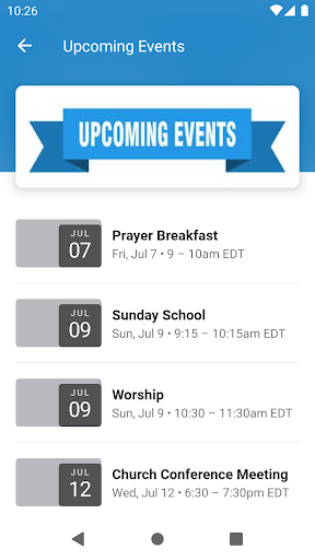 Neighborhood Church NC Screen 2