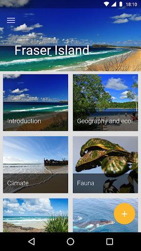 Android application Fraser Island Travel Guide screenshort