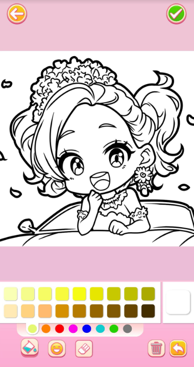 Princess Coloring: Anime Colorのおすすめ画像2