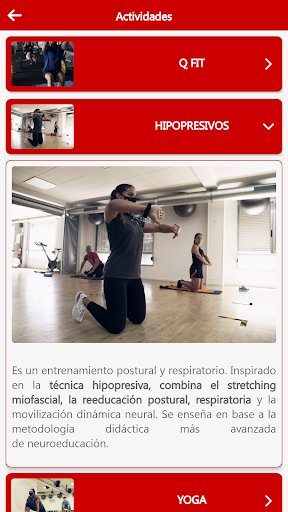 QPro Gym Screen 3