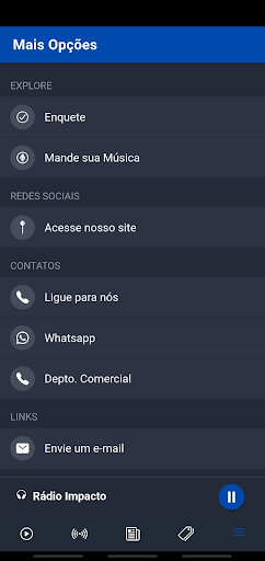 Rádio Impacto Screen 3