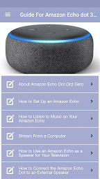 Guide for Amazon Echo dot 3rd