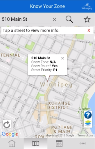 Winnipeg - Know Your Zone Screen 2