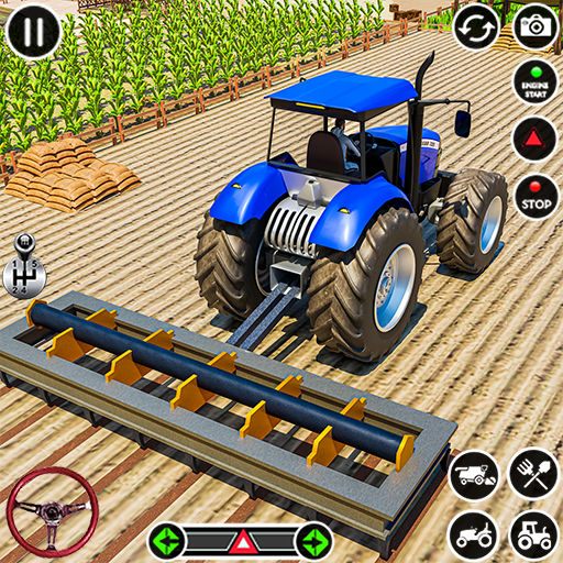 Tractor Farming Games: Farming