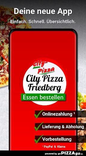 Android application City Pizza Friedberg screenshort
