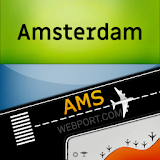 Amsterdam Airport (AMS) Info + Flight tracker icon