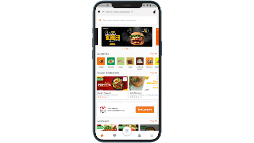 Android application Indian Mess - Food Ordering screenshort