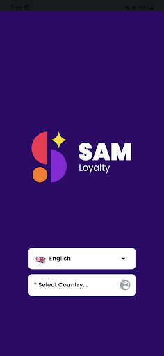 Android application SAM Loyalty screenshort