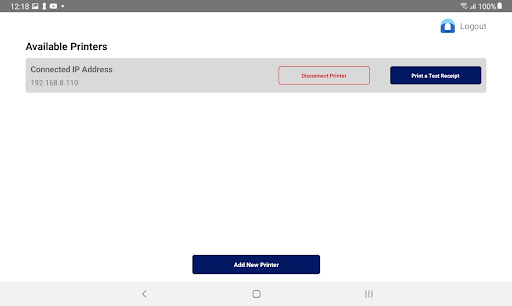 Android application DPrinter screenshort