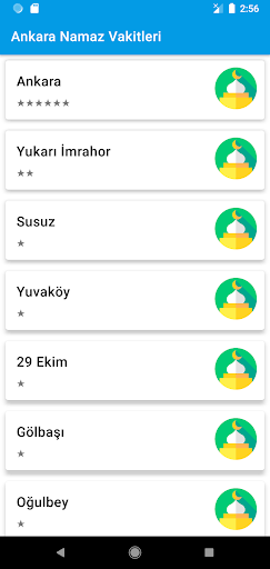Ankara Namaz Vakitleri Screen 2