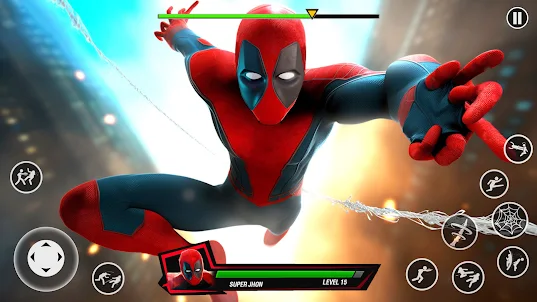 Spider Fighter Crime Hero Game