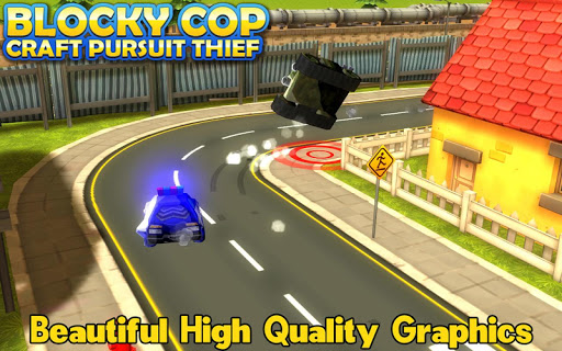 Blocky Cop Craft Pursuit Thief