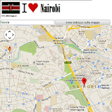 Nairobi map icon