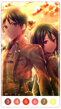 Game screenshot Attack on Titan Coloring Game hack