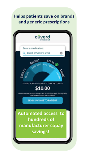Cuverd Pro: Better Rx Savings Screen 2