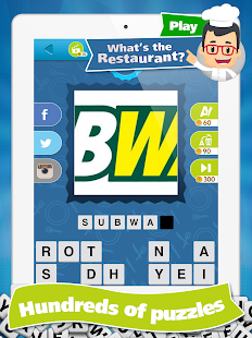 What's the Restaurant? Guess Restaurants Quiz Game