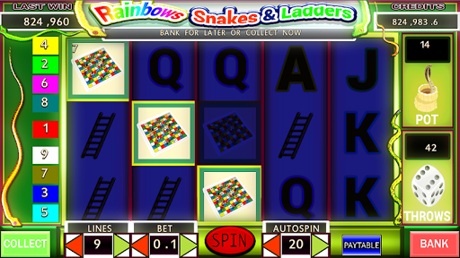 Snakes and Ladders: Slot Screen 3