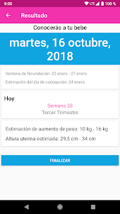 Calculadora de embarazo