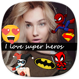Photo Stickers For Super Heros icon