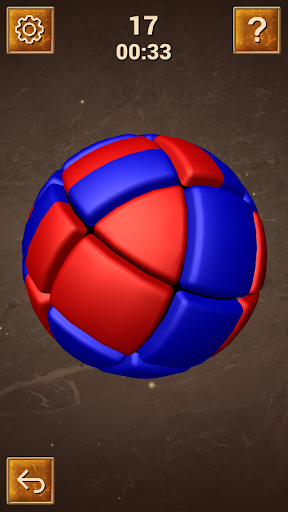 3d puzzle Lions Sphere kubik! Screen 2
