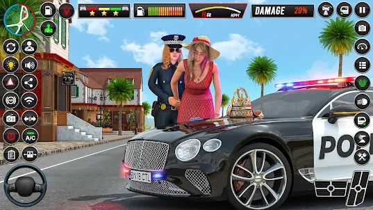 Real Police Car Driving Games