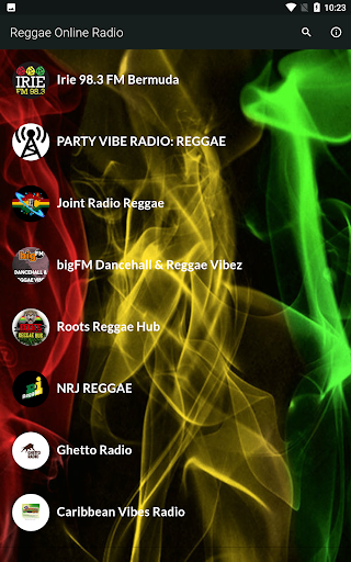 Android application Reggae Online Radio screenshort