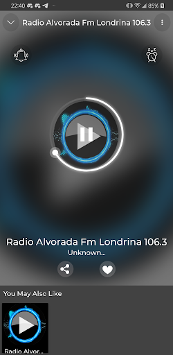 Android application US Radio Alvorada Fm Londrina screenshort