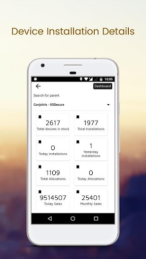 Android application XSSecure XTS Admin screenshort
