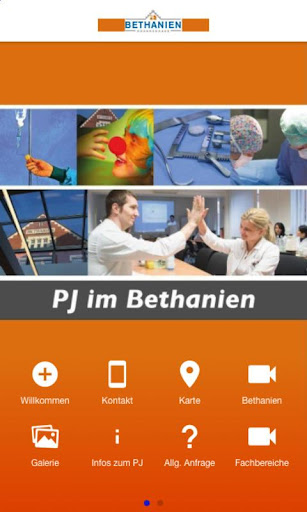Android application PJ im Bethanien screenshort