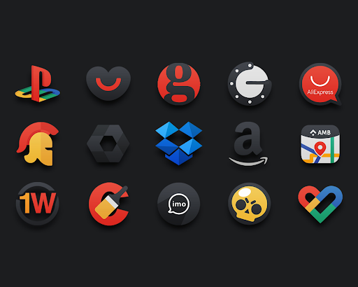 Darko - Icon Pack - Personalization - apps