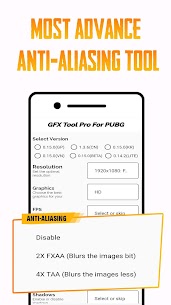 GFX Tool PUBG Pro (Advance FPS Mod Apk Download 4