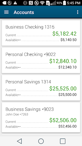 Android application Bay Federal Credit Union screenshort