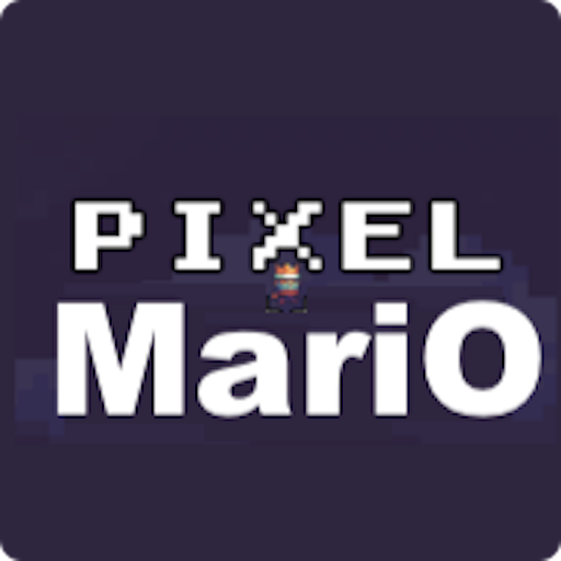 Pixel Mario logo