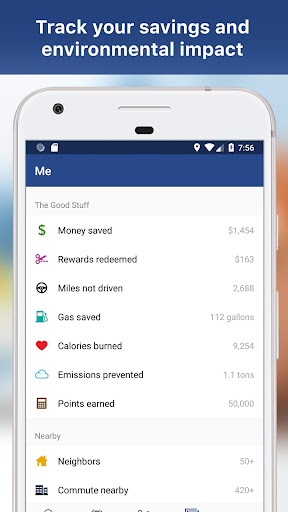 Screenshot of Bay State Commute