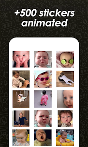 Cute Babies Animated Stickers