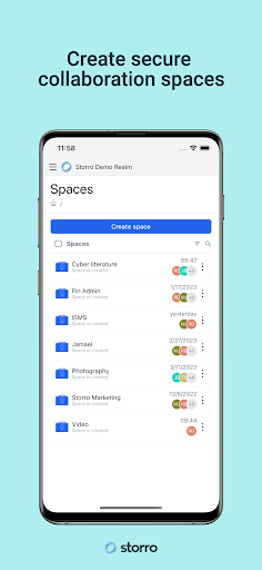 Android application Storro screenshort