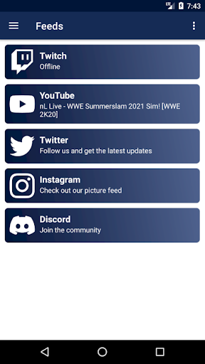 Android application newLEGACYinc screenshort