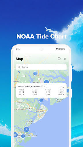 Android application NOAA Tide Chart screenshort