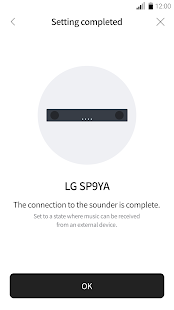 LG Sound Bar Screenshot